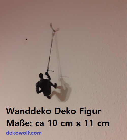 Wandschmuck Wanddeko Bergsteiger Kletterer Figur Deko Figuren Dekoration – Bild 6